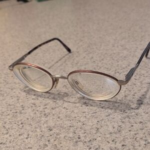 Vogue Silver and Brown Glasses